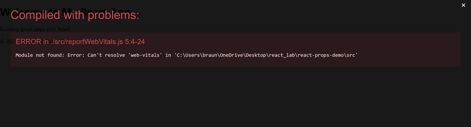 Error Error