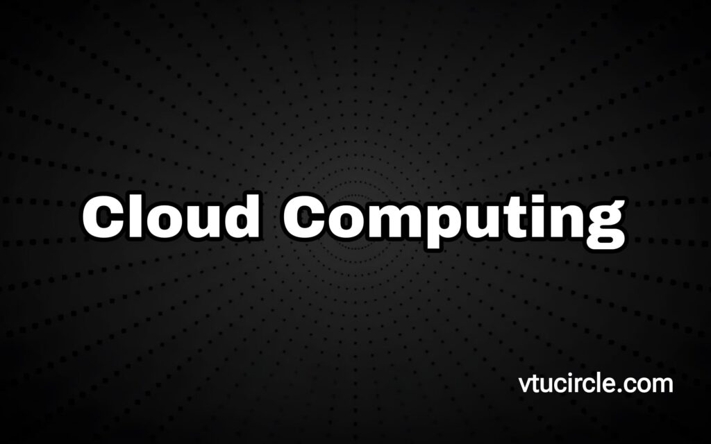 Cloud Computing BAD515C