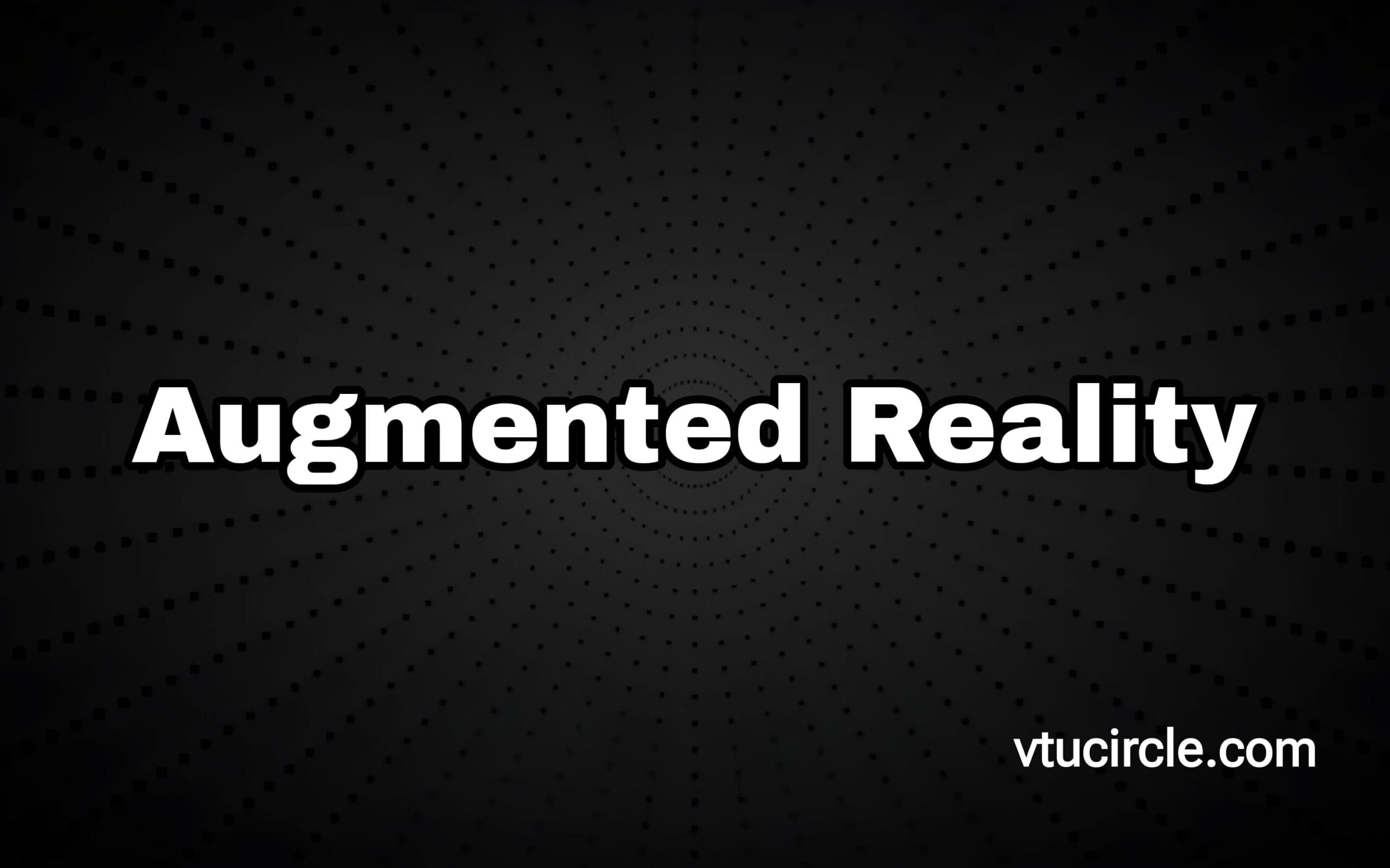 Augmented Reality 21AI741