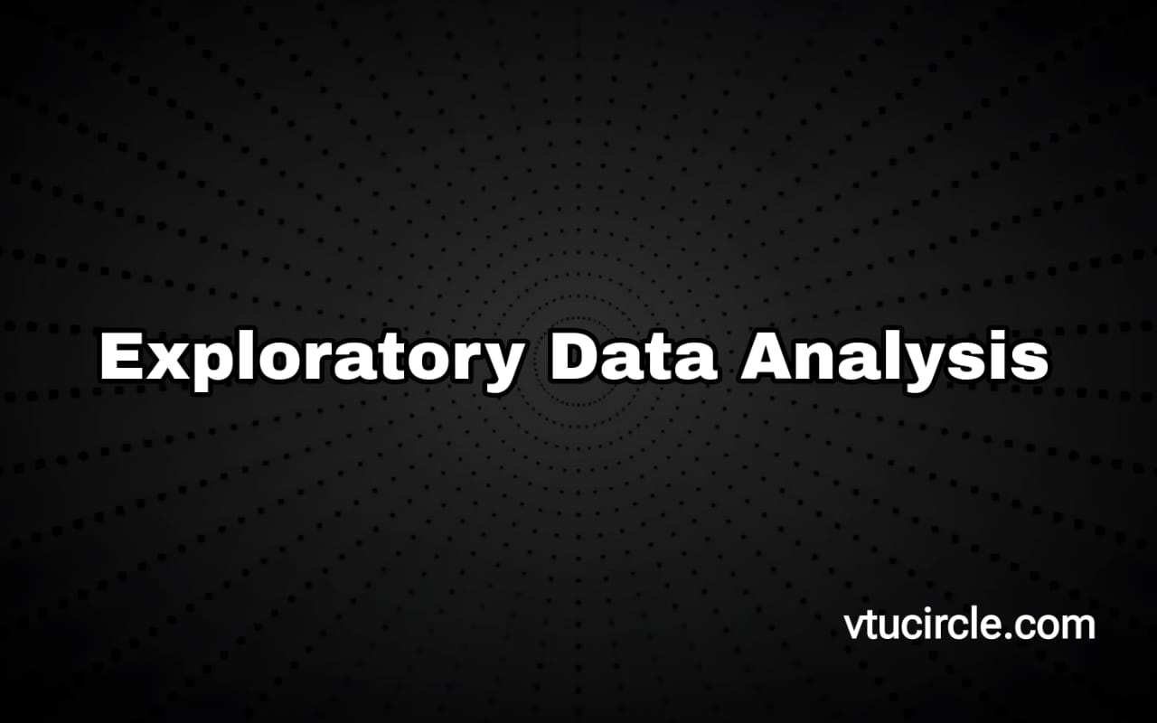 Exploratory Data Analysis BDS613B