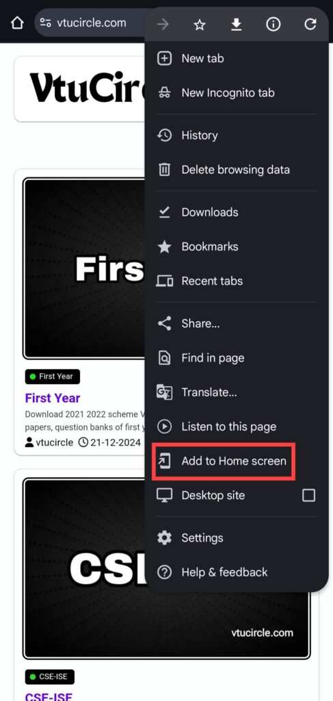 Vtucircle Android-IOS App 2 Step 2