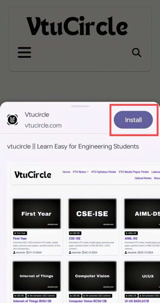 Vtucircle Android-IOS App 3 Step 3