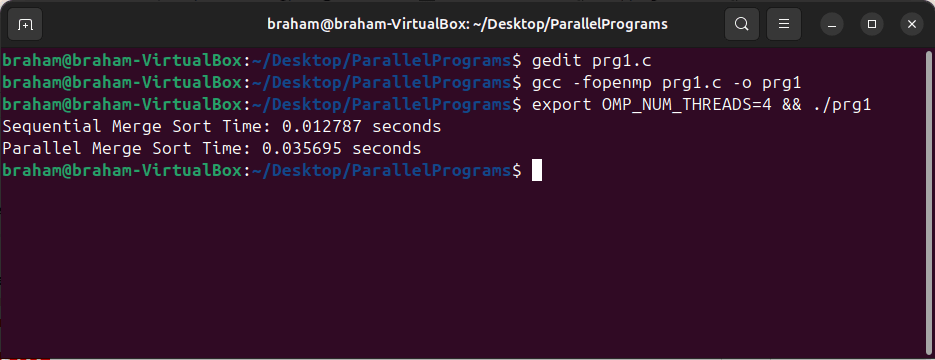 program1 ubuntu output program1 ubuntu output