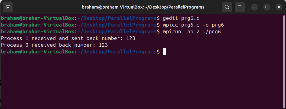 Program6 ubuntu output2 Program6 ubuntu output2