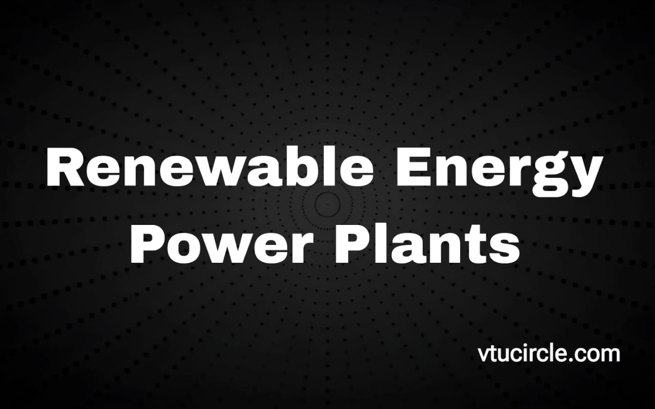 Renewable Energy Power Plants BME654B