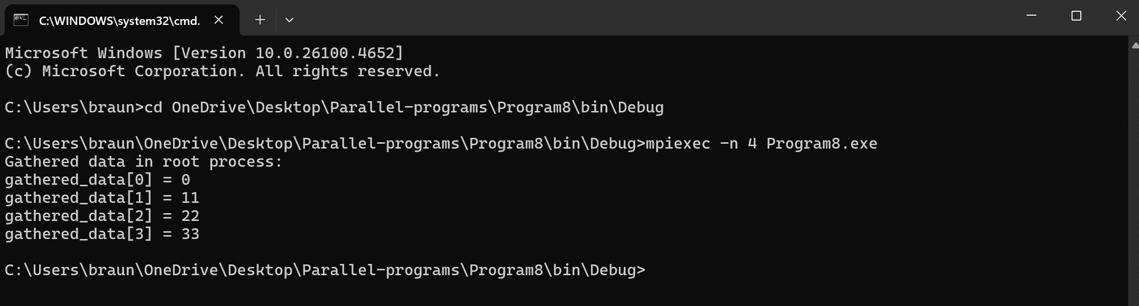 output 8