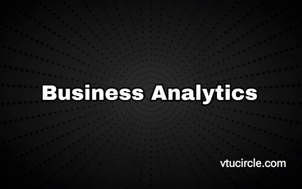 7th semester 2022 scheme AIML-DS Business Analytics BAD714B
