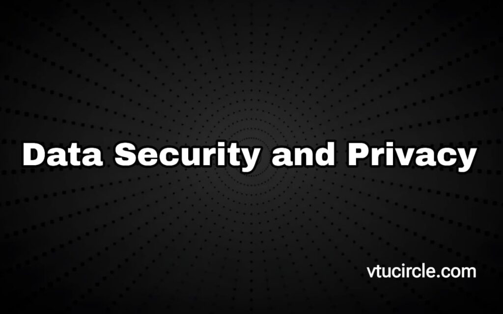 7th semester 2022 scheme AIML-DS Data Security and Privacy BAD703