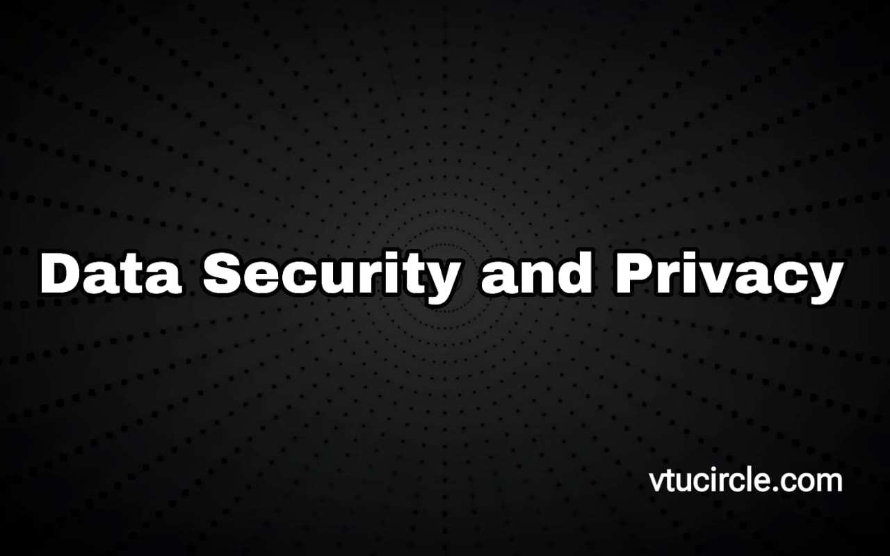 Data Security and Privacy BAD703