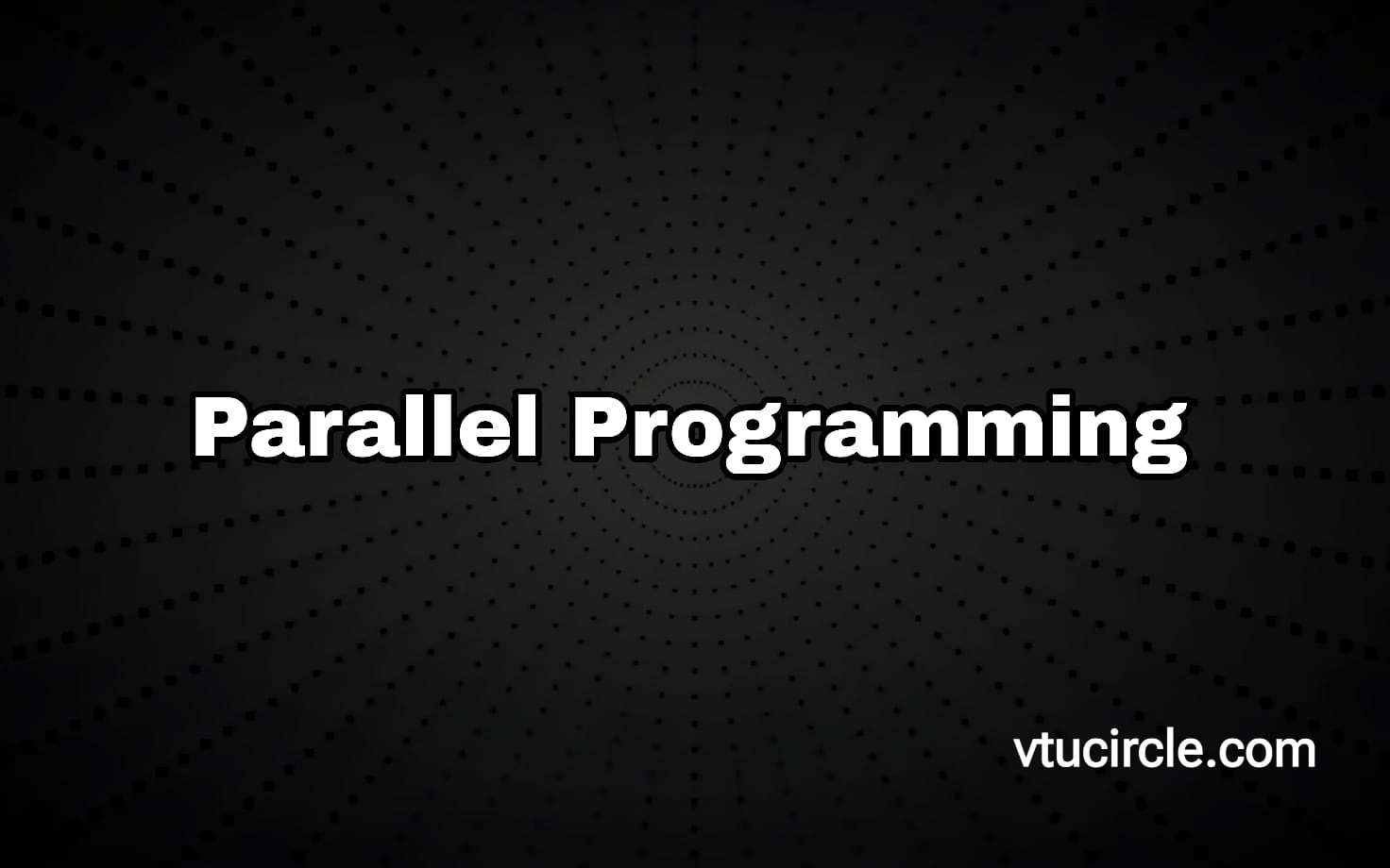 Parallel Programming BDS701
