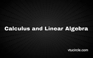 Calculus and Linear Algebra 1BMATS101